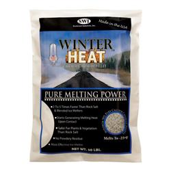 7204332 50 Lbs Winter Heat Calcium Chloride Ice Melt