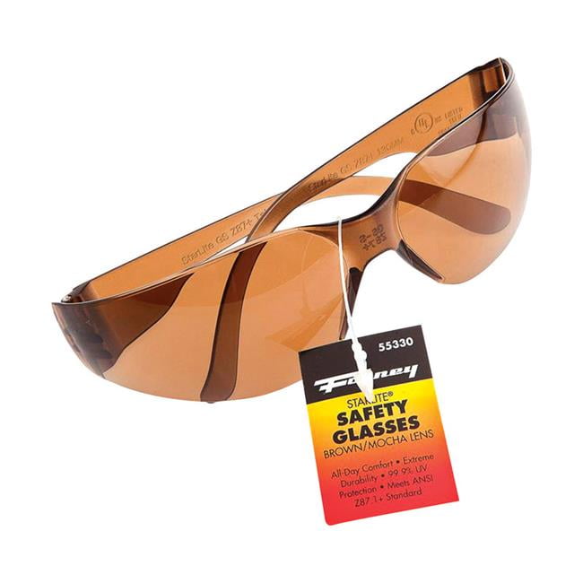 2836138 Starlite Indoor & Outdoor Compact Safety Glasses With Brown Lens