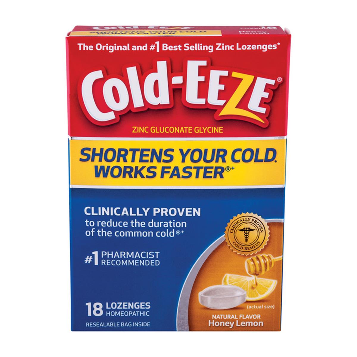 9015321 Honey Lemon Flavored Cold Remedy Lozenges - Case Of 6