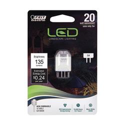 3901253 2 Watts G4 Led Bulb With 135 Lumens Warm White Landscape & Low Voltage 20 Watts Equivalence - Case Of 6