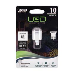 3901261 1 Watts Wedge Led Bulb With 85 Lumens Warm White Landscape & Low Voltage 10 Watts Equivalence - Case Of 6