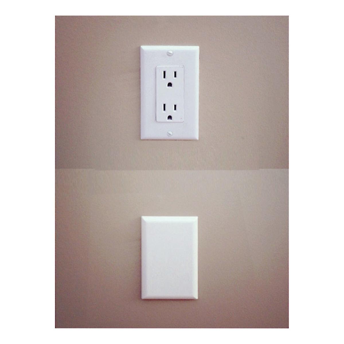 5988704 Coverplug White Plastic Outlet Cover - Pack Of 2