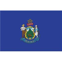 8009840 Maine Flag, 36 X 60 In.