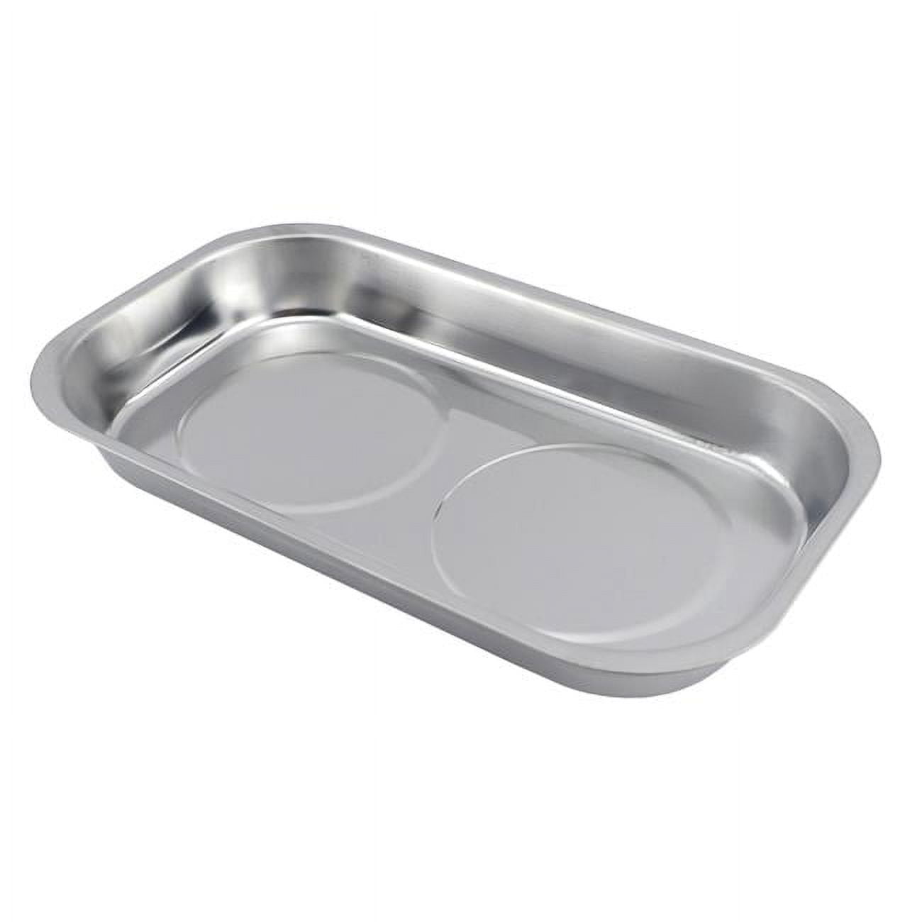 2501401 9.5 In. Stainless Steel 3.4 Mgoe Magnetic Tray, Silver - Case Of 3