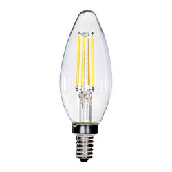 3862828 4 Watts C11 Led Bulb With 350 Lumens Warm White Chandelier 40 Watts Equivalence