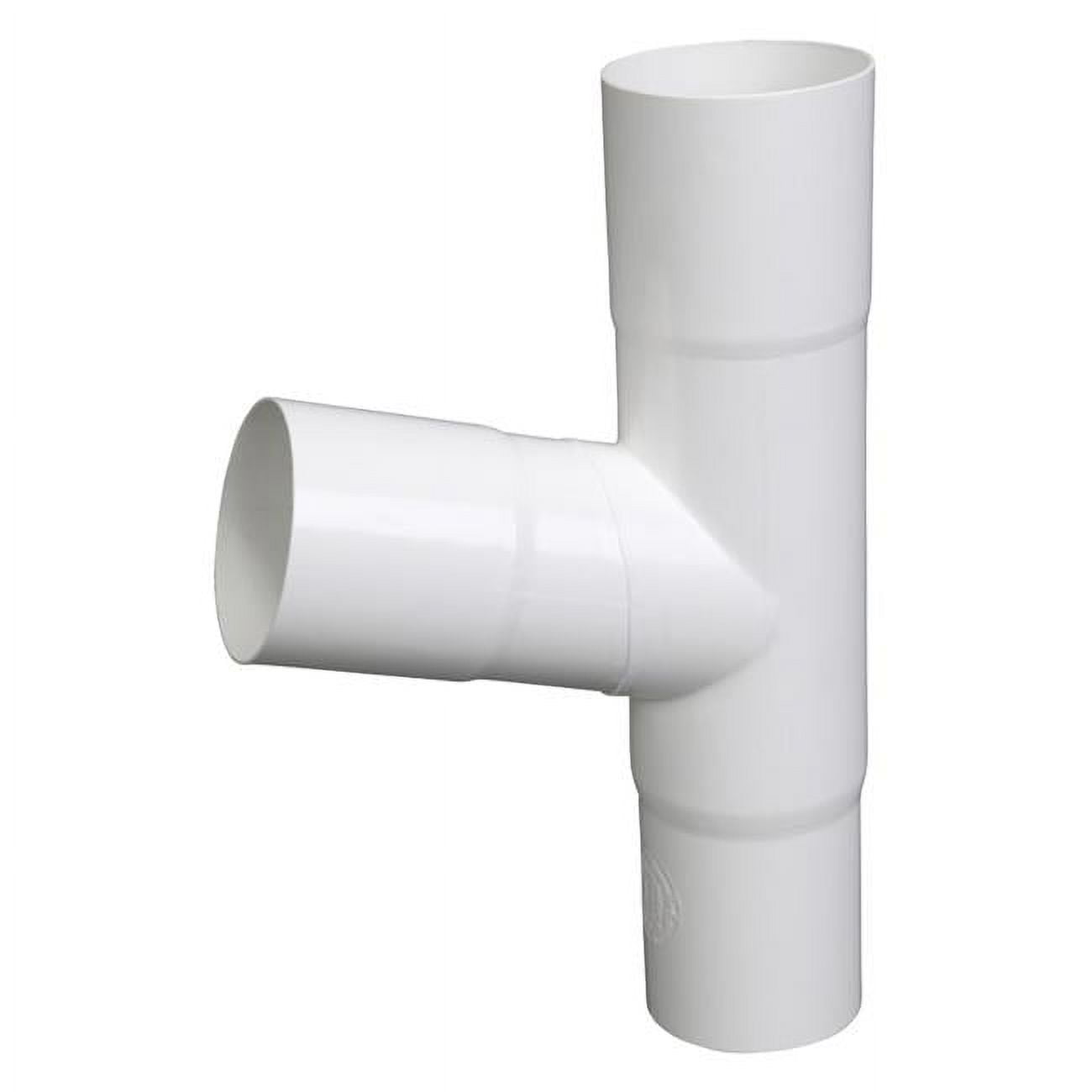 5005412 Classic 8 X 12 In. White Vinyl Downspout Adapter
