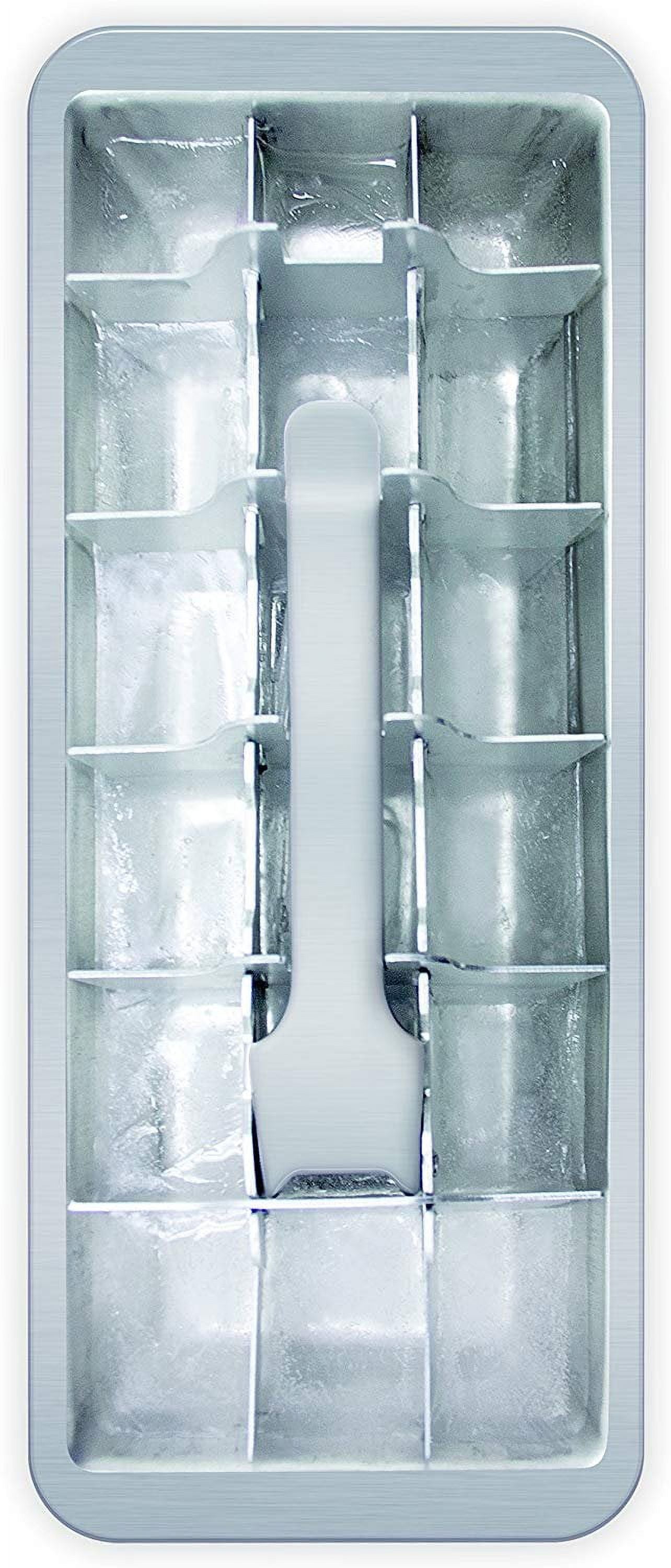 6409957 4 X 11 In. Silver Ice Cube Tray
