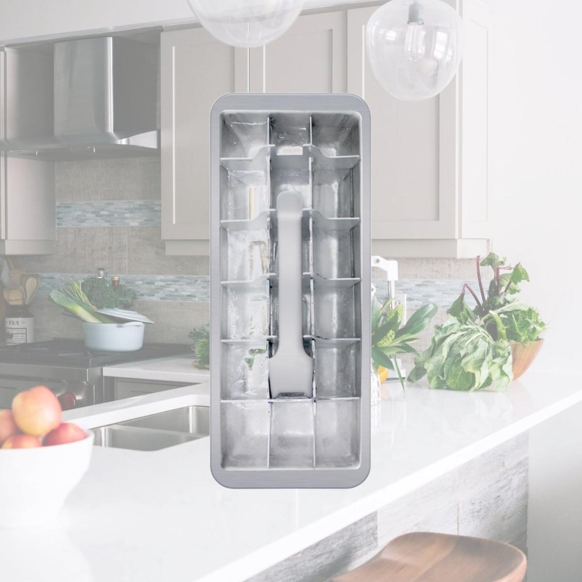 Picture of HIC 6409957 4 x 11 in. Silver Ice Cube Tray