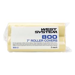 1832633 Polyurethane Foam 7 In. Paint Roller Cover For Smooth Surface, Yellow - Pack Of 2