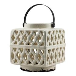 8015890 Flame Ceramic Chinese Lantern, Warm White - Case Of 2