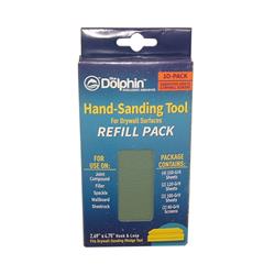 1894757 4.75 In. X 2.69 In. Assorted Palm Sanding Pad - Pack Of 10