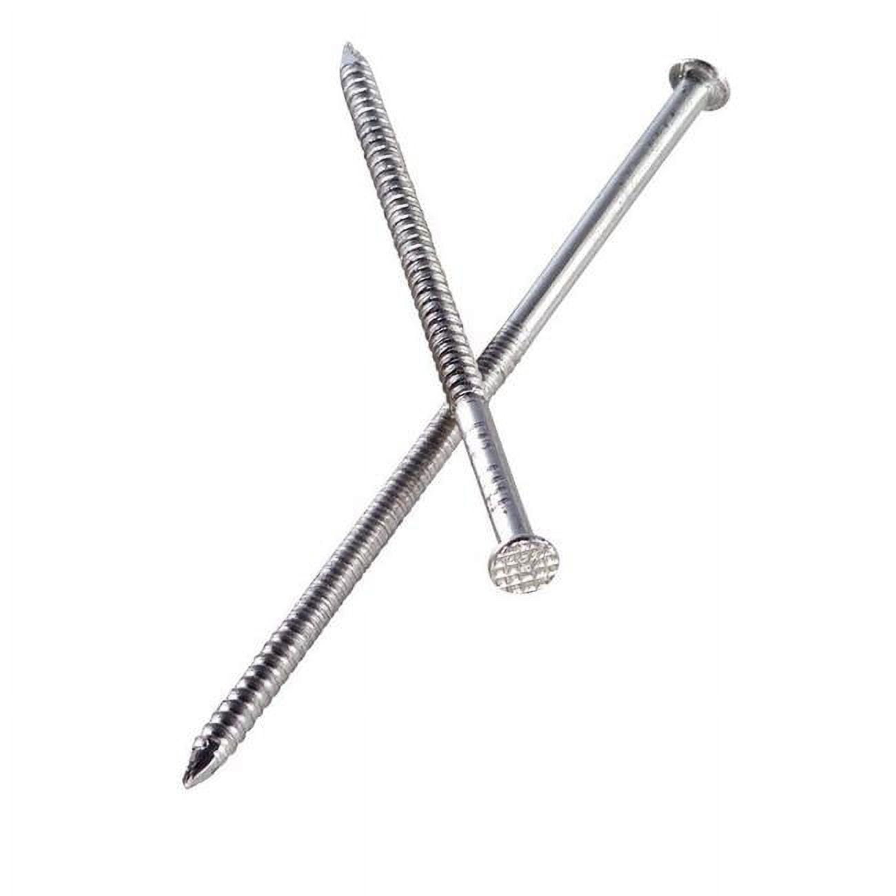 5435144 2d 0.16 In. Siding Stainless Steel Nail With Round Head Annular Ring Shank, Silver - Pack Of 807