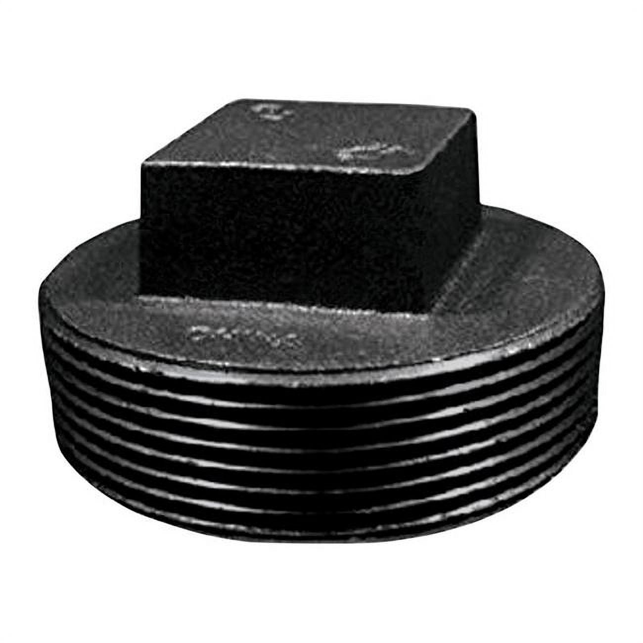 4911905 Southland 3 In. Mpt Black Malleable Iron Square Plug Head