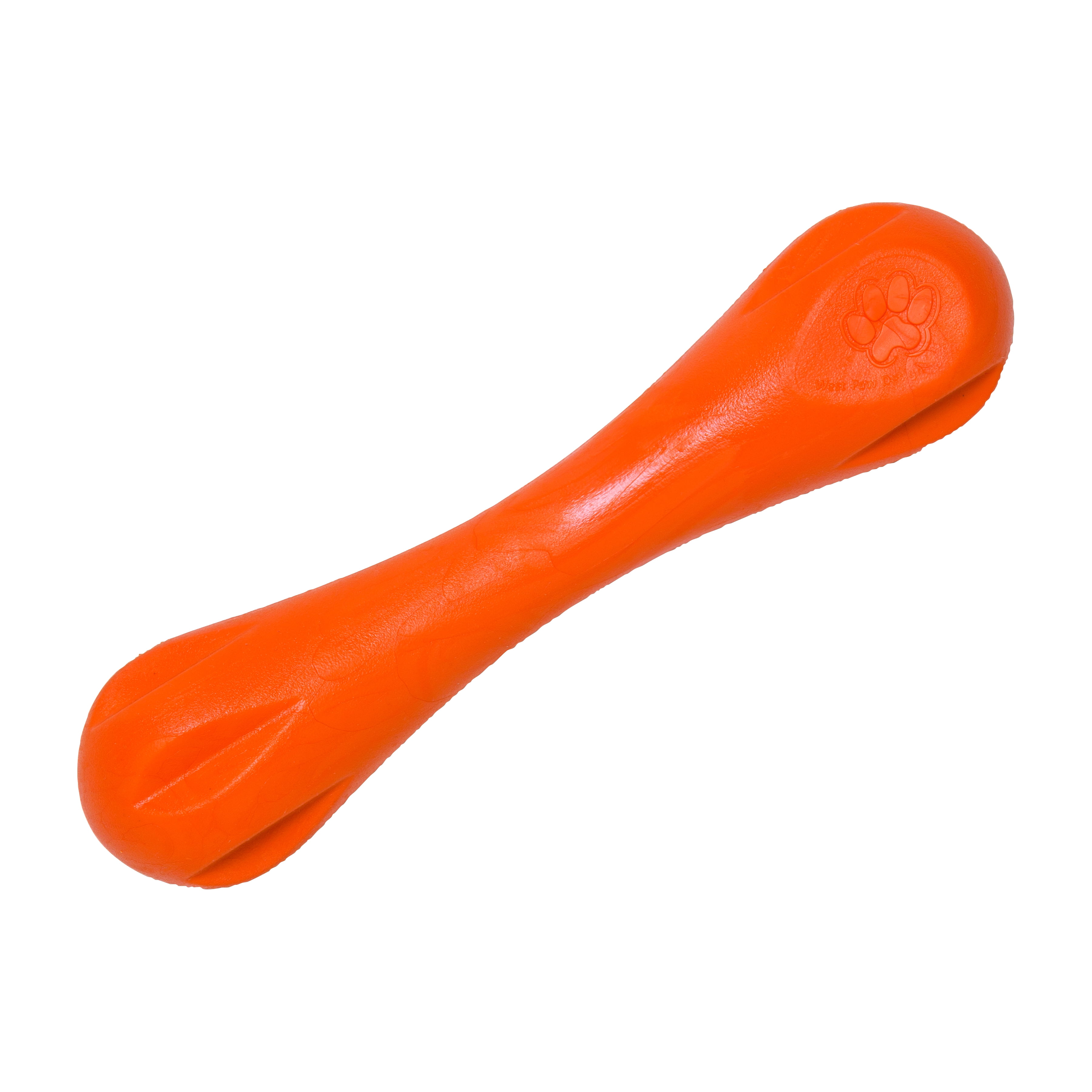 West Paw 8000372 Zogoflex Orange Hurley Bone Synthetic Rubber Chew Dog Toy, Large