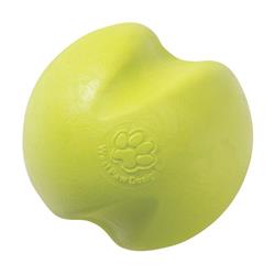 West Paw 8000416 Zogoflex Green Jive Synthetic Rubber Ball Dog Toy, Medium
