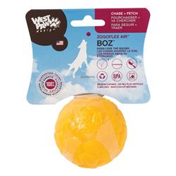 West Paw 8000452 Zogoflex Air Yellow Boz Synthetic Rubber Ball Dog Toy, Small