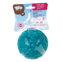 West Paw 8000392 Zogoflex Air Blue Boz Synthetic Rubber Ball Dog Toy, Medium