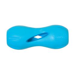 West Paw 8000385 Zogoflex Blue Qwizl Synthetic Rubber Dog Treat Toy & Dispenser, Large
