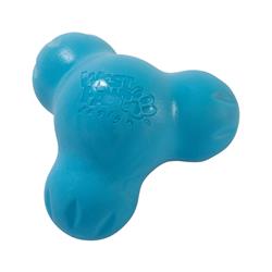 West Paw 8000408 Zogoflex Blue Tux Synthetic Rubber Dog Treat Toy & Dispenser, Medium