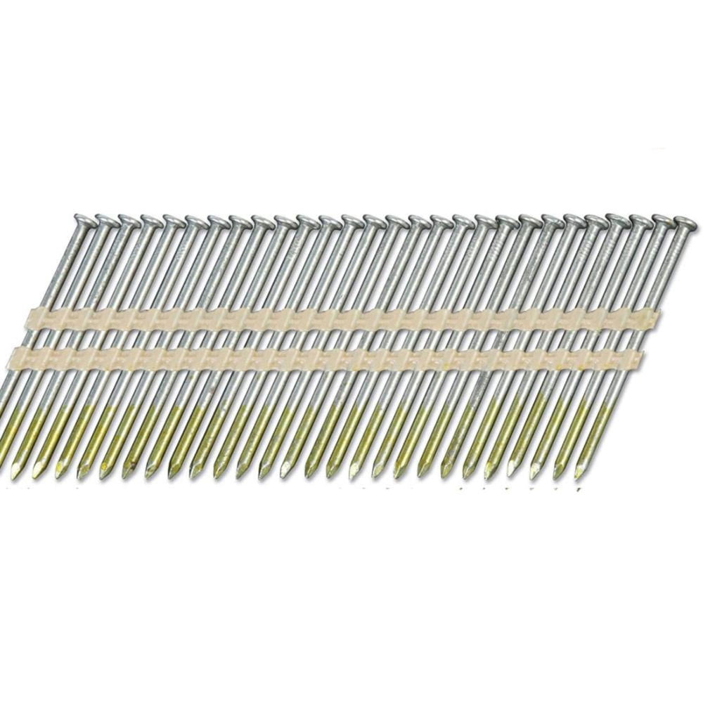 2597185 21 Deg 21 Gauge Smooth Shank Angled Strip Framing Nails, 3 In. X 0.131 In. Dia. - Pack Of 4000