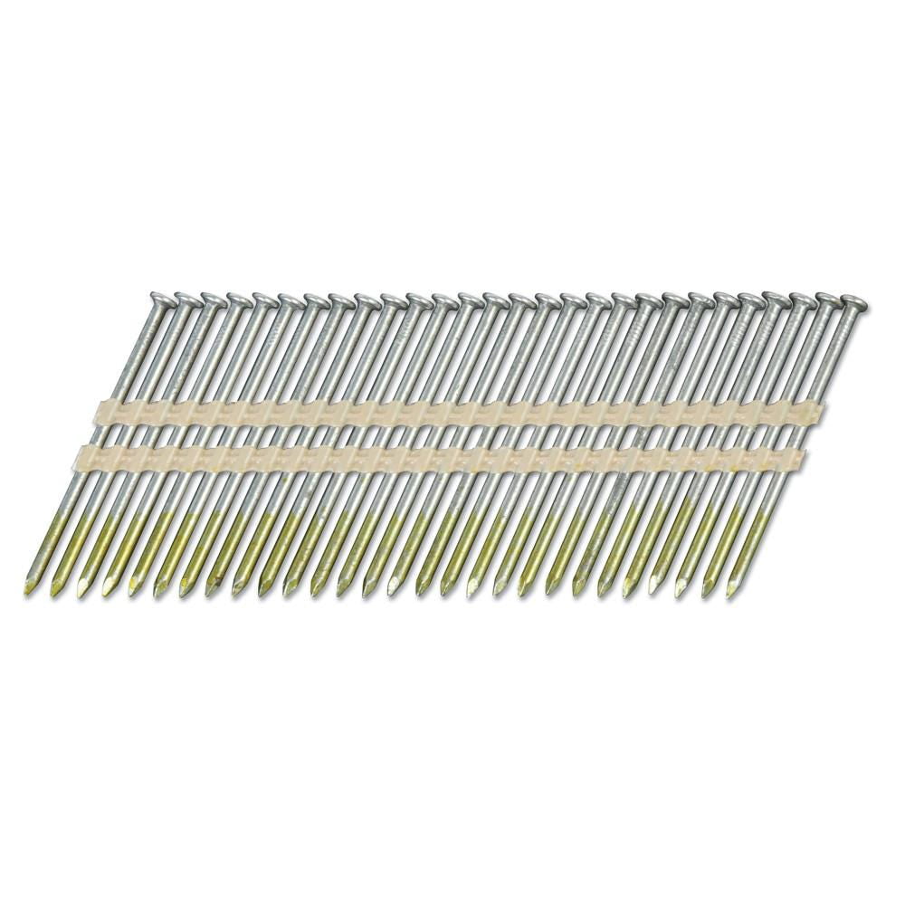 2596559 21 Deg 21 Gauge Smooth Shank Framing Nails With Angled Strip, 0.131 In. Dia. X 3.25 In. - Pack Of 4000