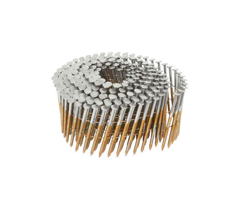 2596971 16 Deg 16 Gauge Ring Shank Framing Nails With Angled Coil, 2.5 In. X 0.131 In. Dia. - Pack Of 4000
