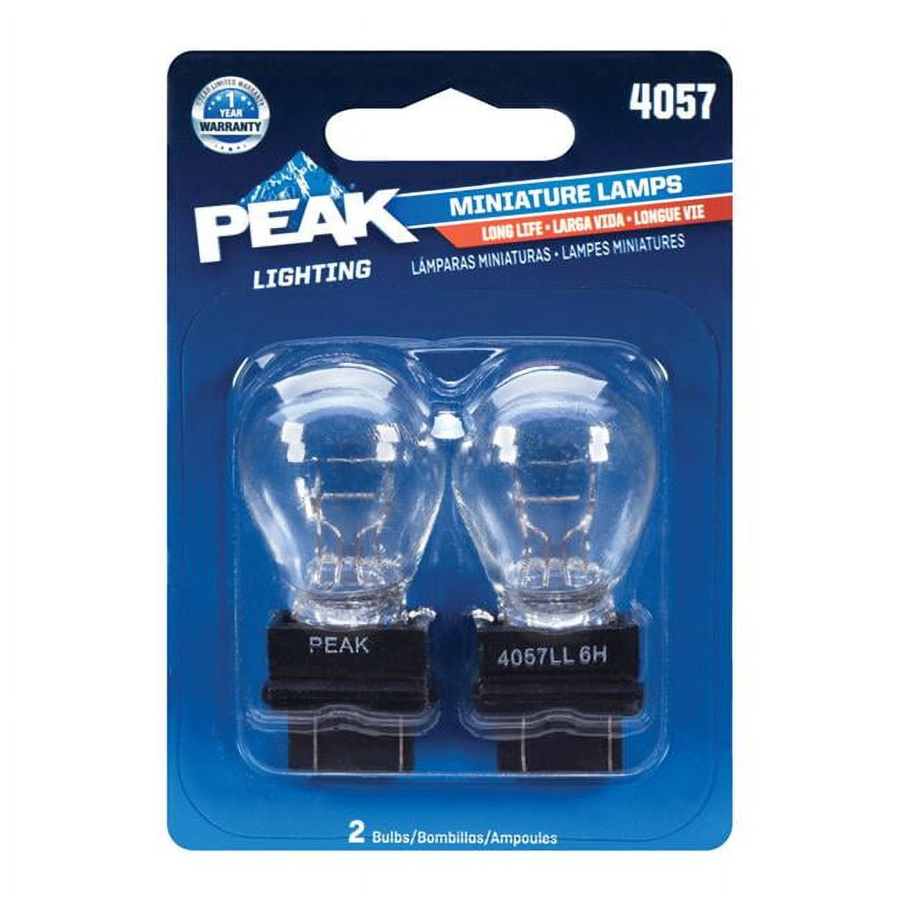 8020180 Miniature Automotive Bulb - 4057 - Pack Of 2