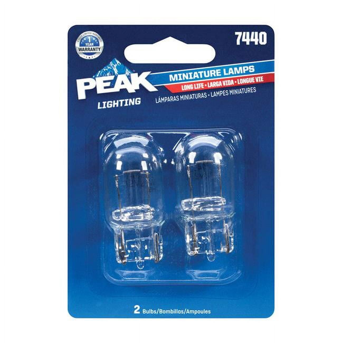 8020181 Miniature 13.5 V T5 Automotive Bulb - 7440 - Pack Of 2