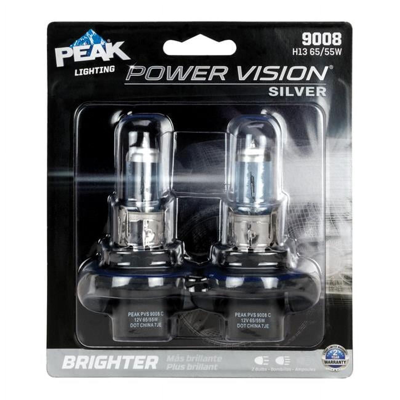 8020164 Power Vision Silver 12.8 V Halogen T5 Automotive Bulb - Pack Of 2