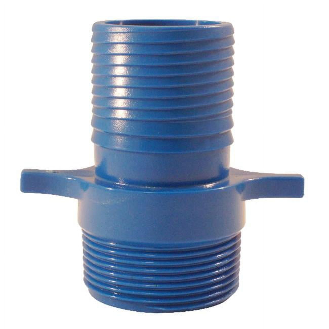 4814711 0.5 In. Insert X 0.5 In. Dia. Mpt Polypropylene Male Adapter, Blue