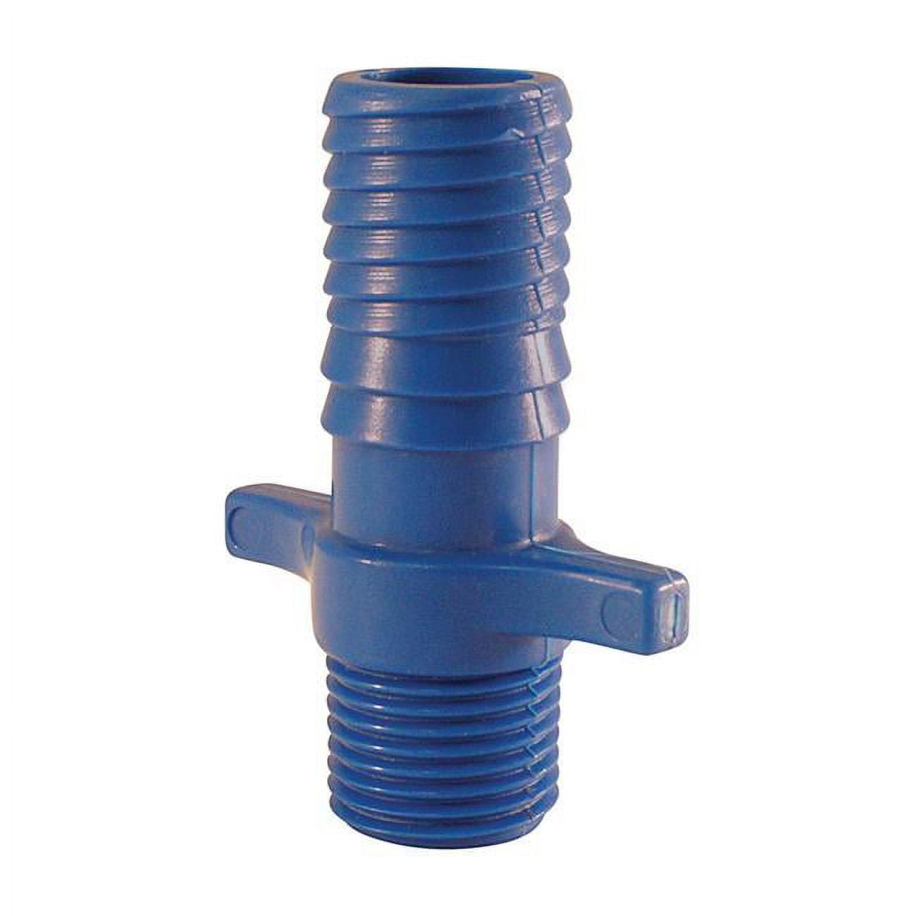 4814539 0.75 In. Mpt X 1 In. Dia. Insert Polypropylene Male Adapter, Blue