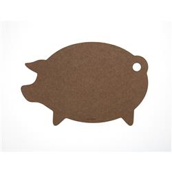 6395867 Pig 11 X 16 In. Natural Nutmeg Wood Cutting Board - Case Of 4