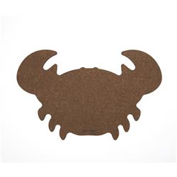 6395834 Crab 9.75 X 15.5 In. Natural Nutmeg Wood Cutting Board - Case Of 4