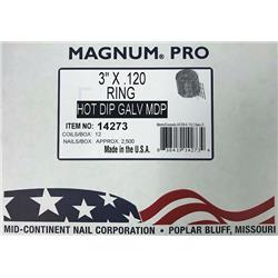 2847093 15 Deg Ring Shank Angled Coil Nails, 3 In. X 0.12 In. Dia. - Pack Of 2500