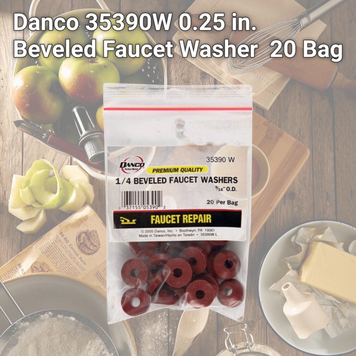 Picture of Danco 35390W 0.25 in. Beveled Faucet Washer  20 Bag