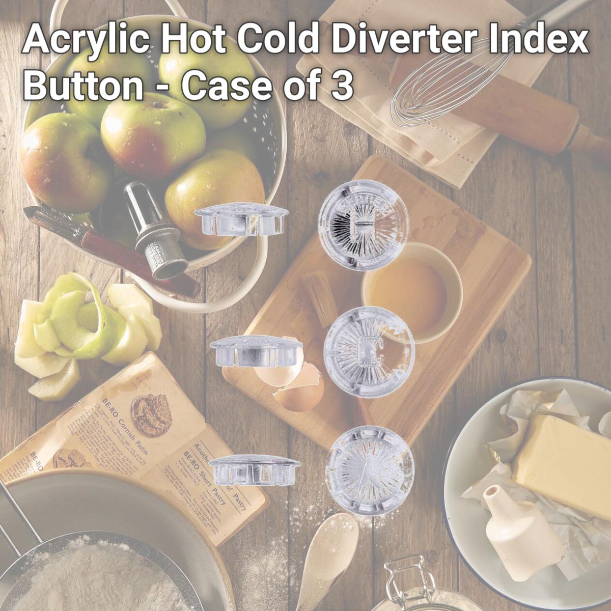 Picture of Danco 4935185 Acrylic Hot, Cold, Diverter Index Button - Case of 3