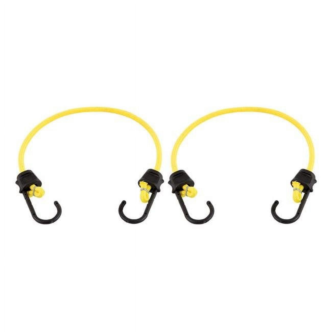 8865172 Yellow Bungee Cord, 24 X 0.315 In. - Pack Of 2