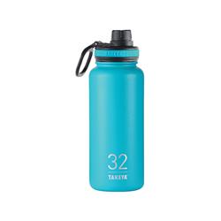 Takeya 6502330 Ocean Stainless Steel Double Walled Water Bottle With Bpa Free, 32 Oz