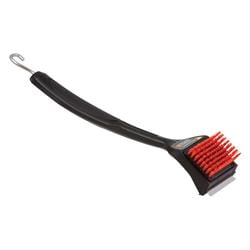 8011445 Cool-clean Polypropylene Grill Brush With Scraper, Black & Red