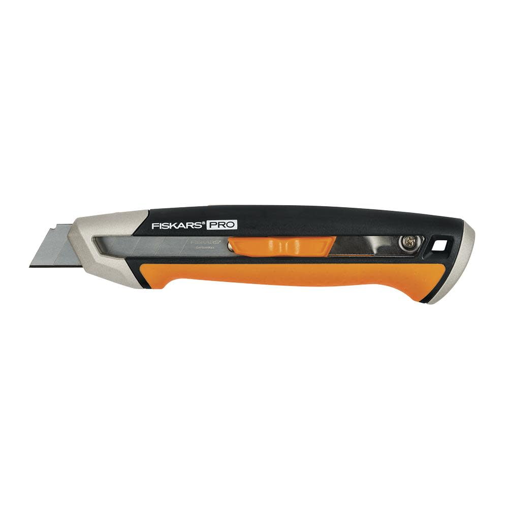 2829489 6 In. Pro Retractable Snap-off Utility Knife - 8 Point, Orange