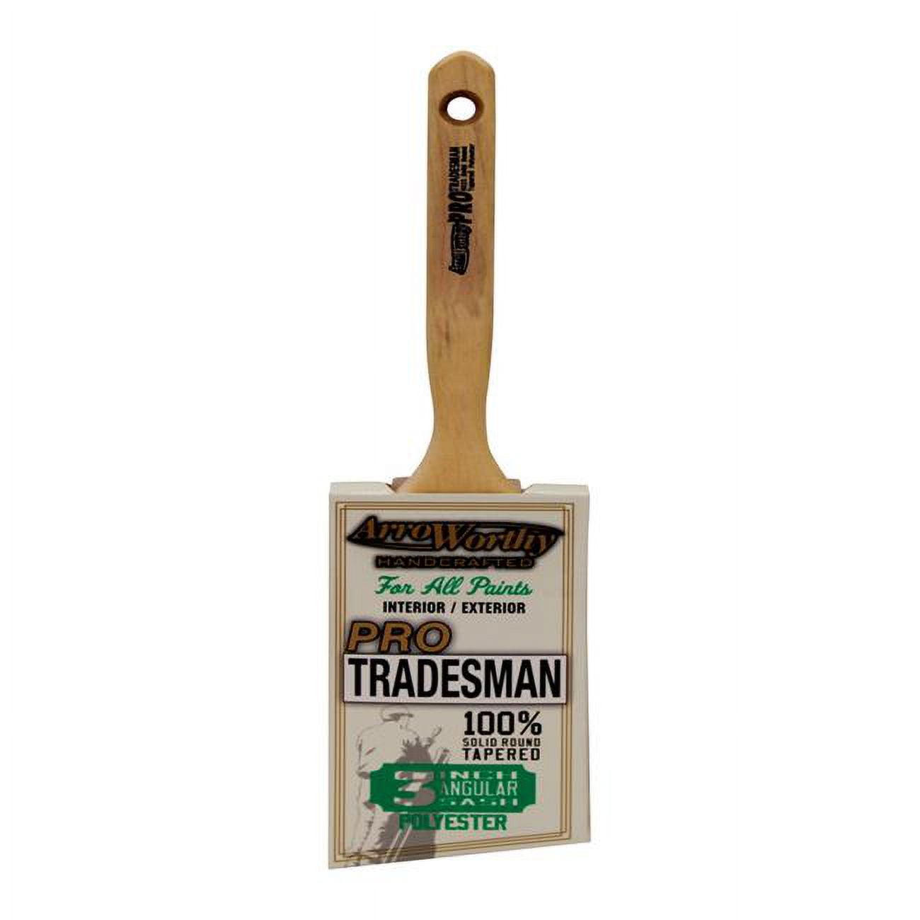 1807197 Pro Tradesman 3 In. Angle Polyester Blend Paint Brush