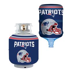 9395906 New England Patriots Blue Propane Tank Cover For Fabrique Innovations, 10 X 1 X 17 In.