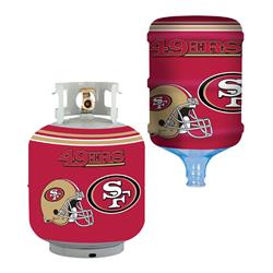 9395971 San Francisco 49ers Blue Propane Tank Cover For Fabrique Innovations, 10 X 1 X 17 In.