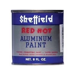 1815224 Red Hot Silver High Heat Paint, 8 Oz - Case Of 12