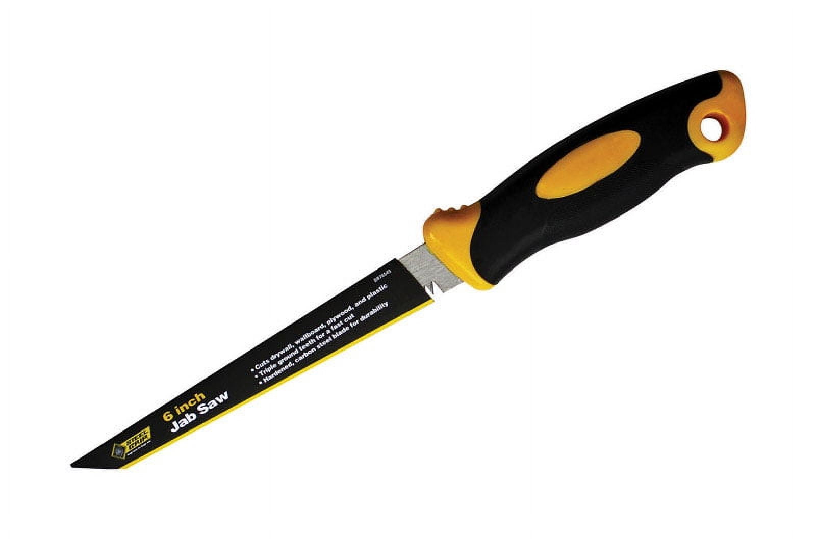 2796902 6 In. High Carbon Steel Jab Saw, Yellow