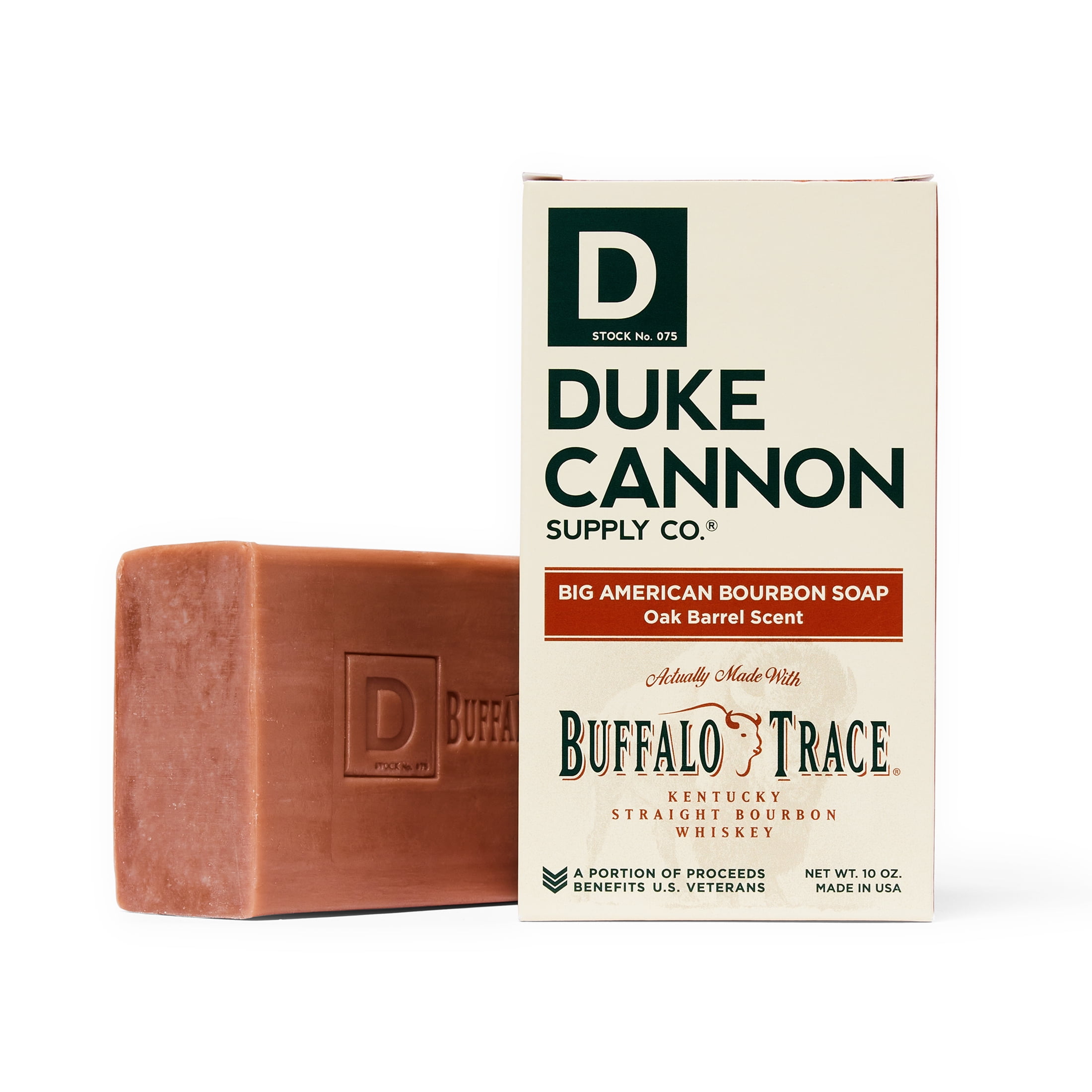 9707209 Buffalo Trace Bourbon Oak Barrel Scent Bar Soap, 10 Oz