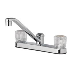 One Handle Chrome Kitchen Faucet for Side Sprayer Included