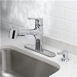 4878393 Tucana One Handle Chrome Pull-out Kitchen Faucet