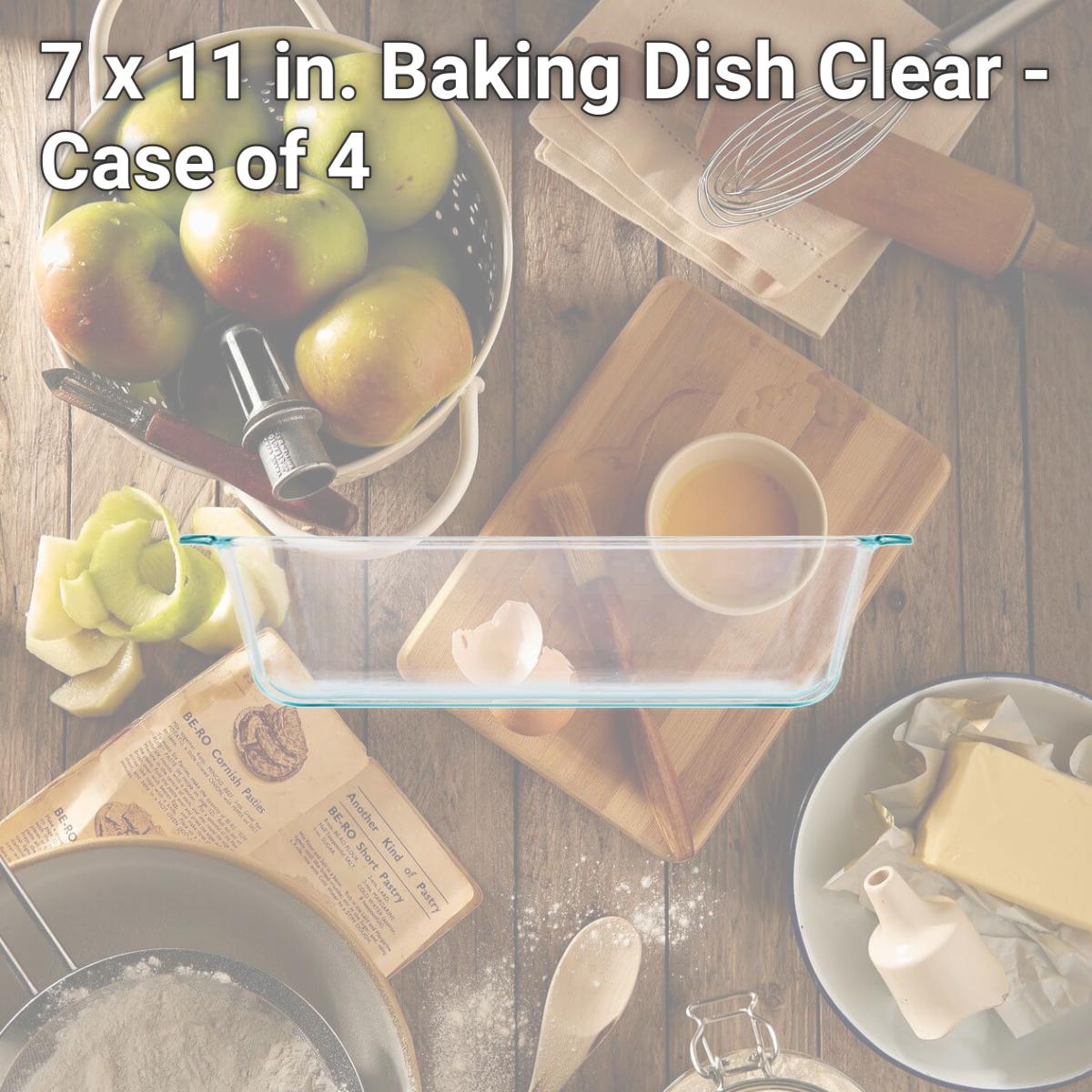 Picture of Pyrex 6824783 7 x 11 in. Baking Dish, Clear - Case of 4