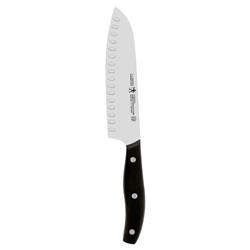 6583223 Definition 7 In. Stainless Steel Santoku Knife, Black & Silver